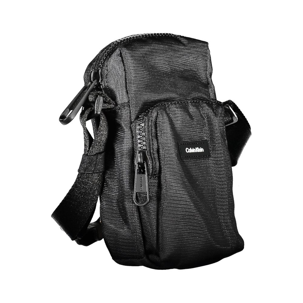 Calvin Klein Elegant Black Shoulder Bag with Chic Detailing - GET THE BRAND