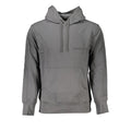 Calvin Klein Elegant Gray Hooded Sweatshirt - GET THE BRAND