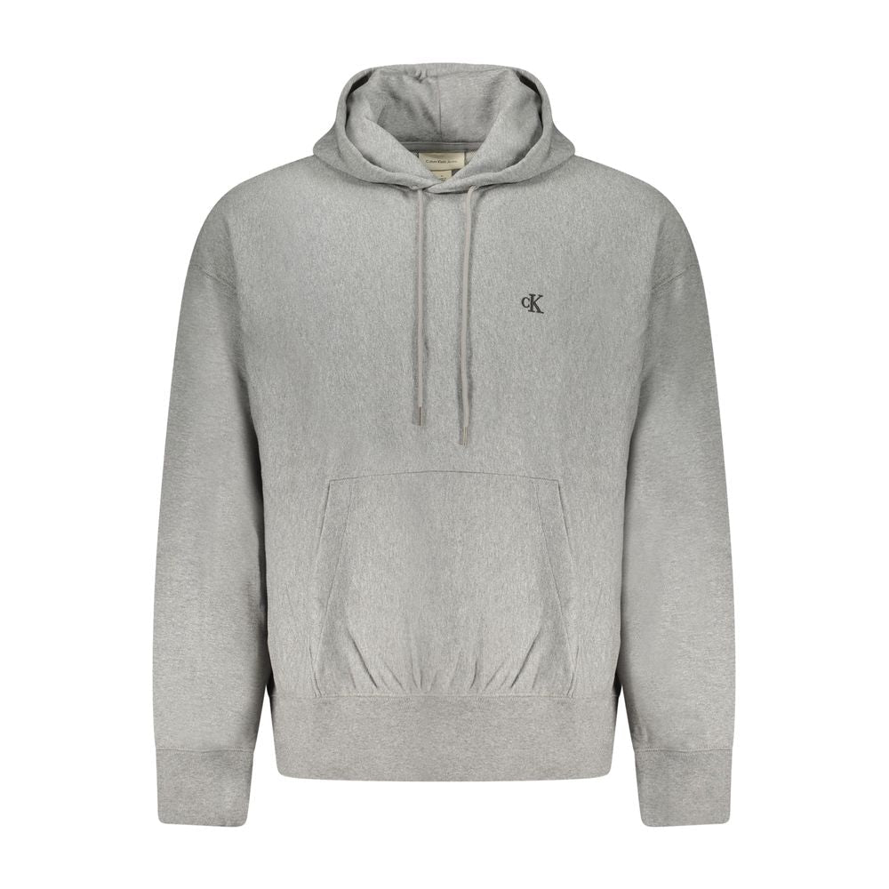 Calvin Klein Gray Cotton Men Sweatshirt - GET THE BRAND