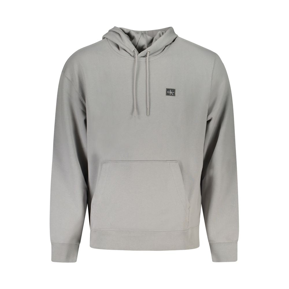 Calvin Klein Grigio Cotton Male Sweatshirt - GET THE BRAND