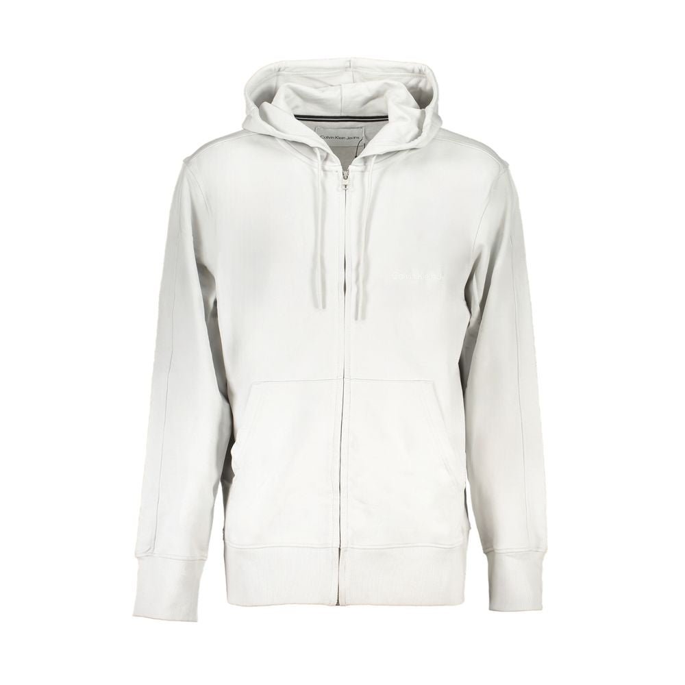 Calvin Klein Grigio Cotton Men Sweatshirt - GET THE BRAND