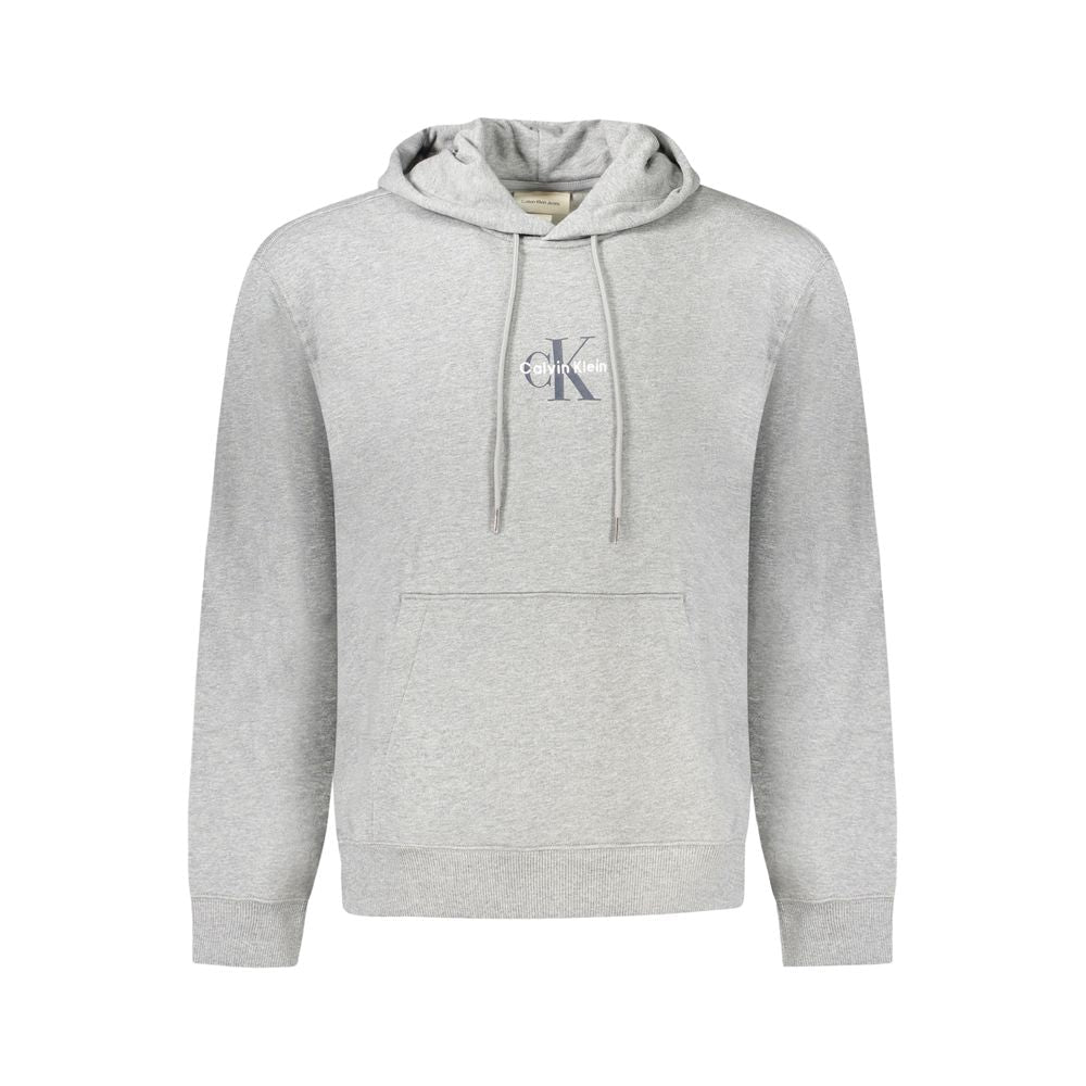 Calvin Klein "Grigio Cotton Men's Sweatshirt with Hood" - GET THE BRAND