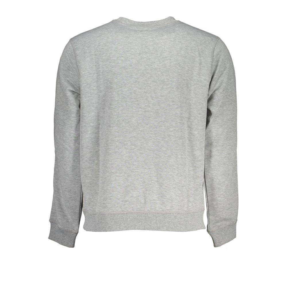 Calvin Klein Grigio Polyester Men Sweatshirt - GET THE BRAND