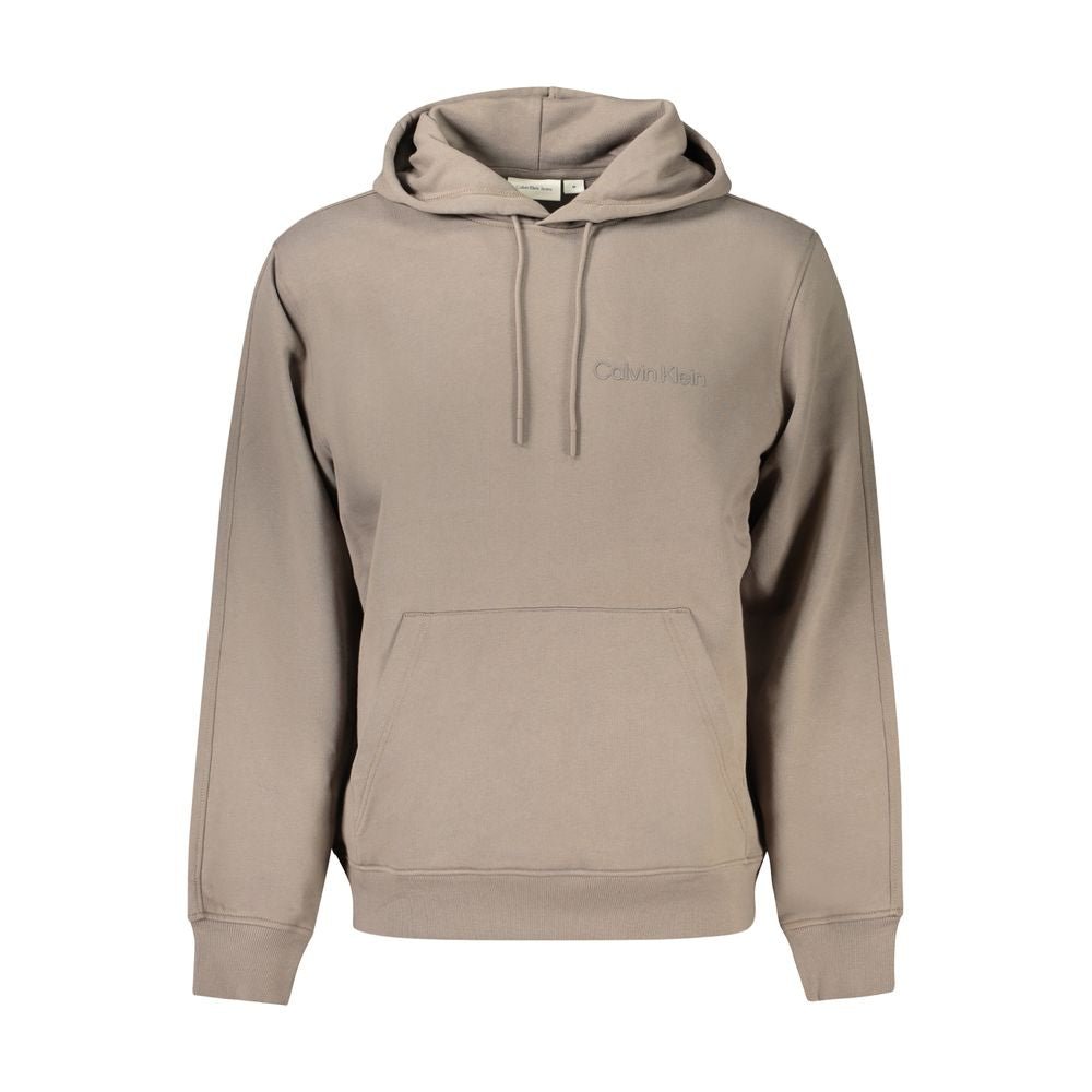 Calvin Klein Marrone Cotton Men's Hoodie - GET THE BRAND