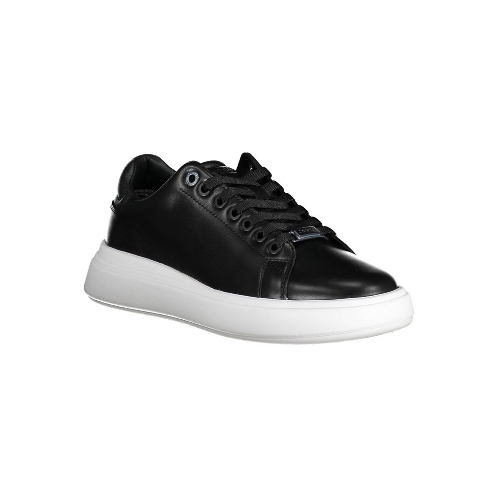 Calvin Klein Nero Pelle Donna Sneaker - GET THE BRAND