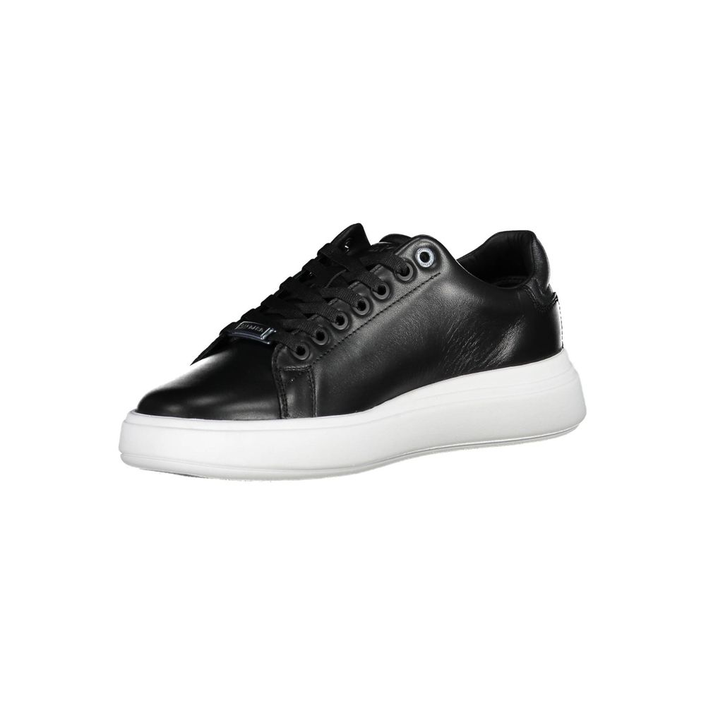 Calvin Klein Nero Pelle Donna Sneaker - GET THE BRAND