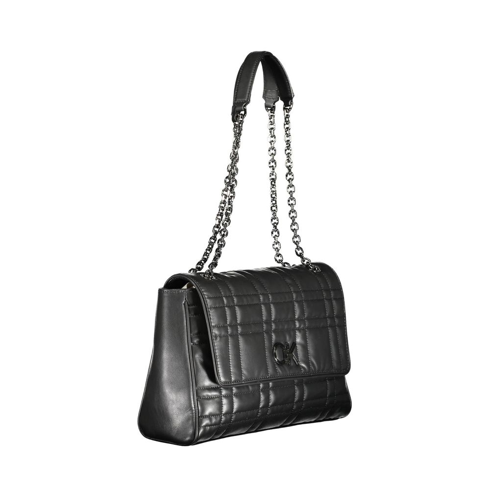 Calvin Klein Nero Polyester Womens Handbag - GET THE BRAND