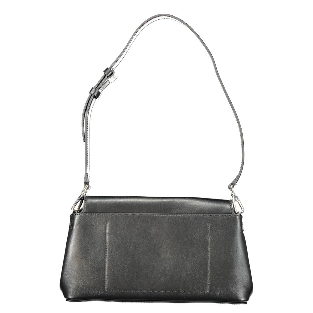Calvin Klein Nero Polyurethane Women Shoulder Bag - GET THE BRAND