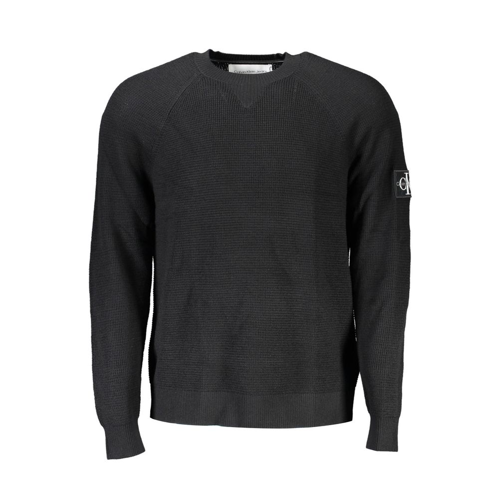 Calvin Klein Nero Wool Mens Sweater - GET THE BRAND