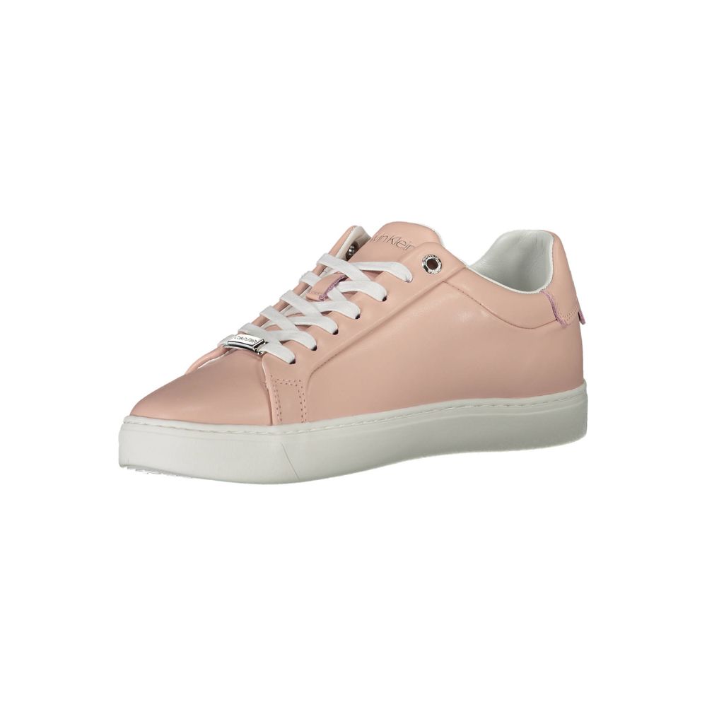Calvin Klein Rosa Leather Women Sneaker - GET THE BRAND