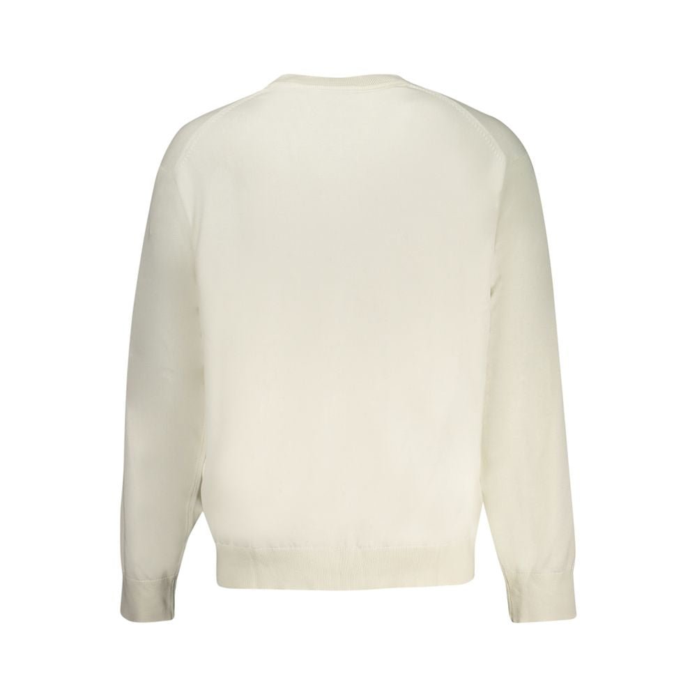 Calvin Klein White Cotton Men Sweater - GET THE BRAND