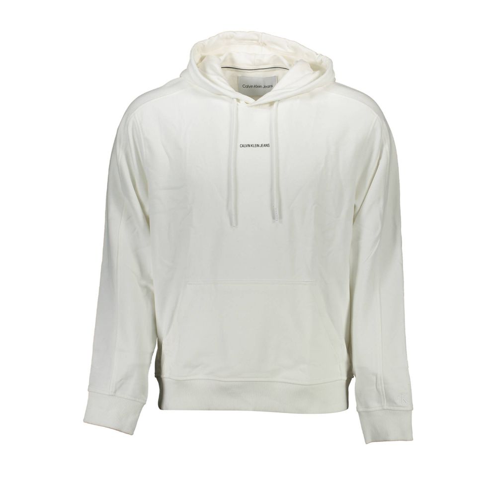 Calvin Klein White Cotton Men Sweater - GET THE BRAND