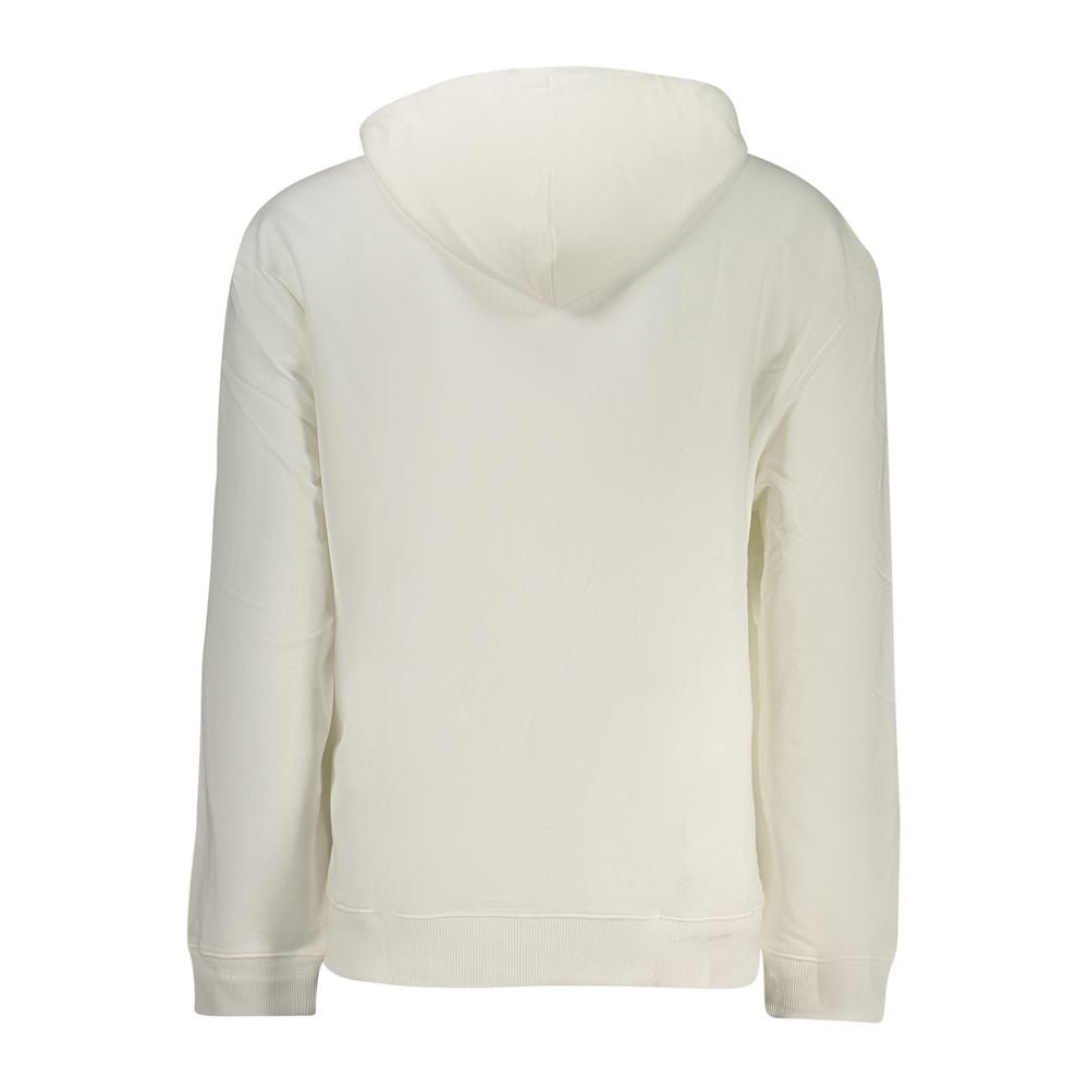 Calvin Klein White Cotton Men Sweatshirt - GET THE BRAND