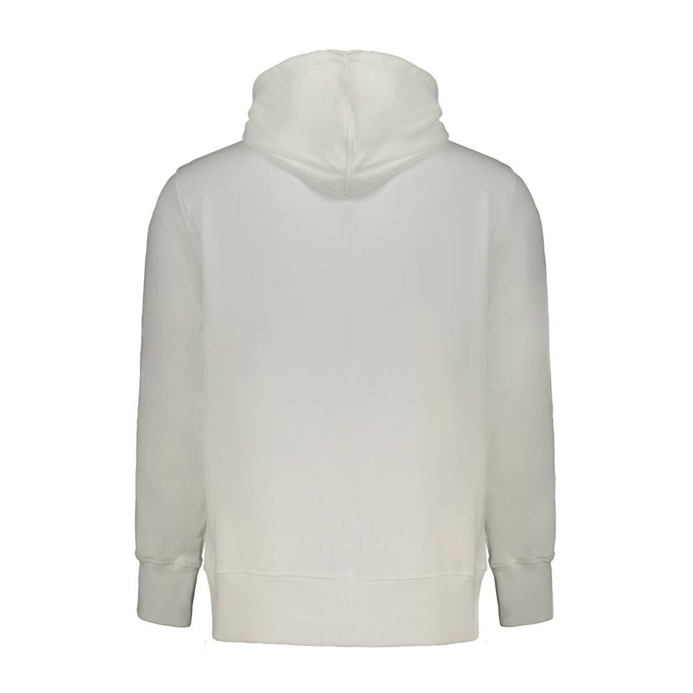 Calvin Klein White Cotton Men's Hooded Sweatshirt - GET THE BRAND