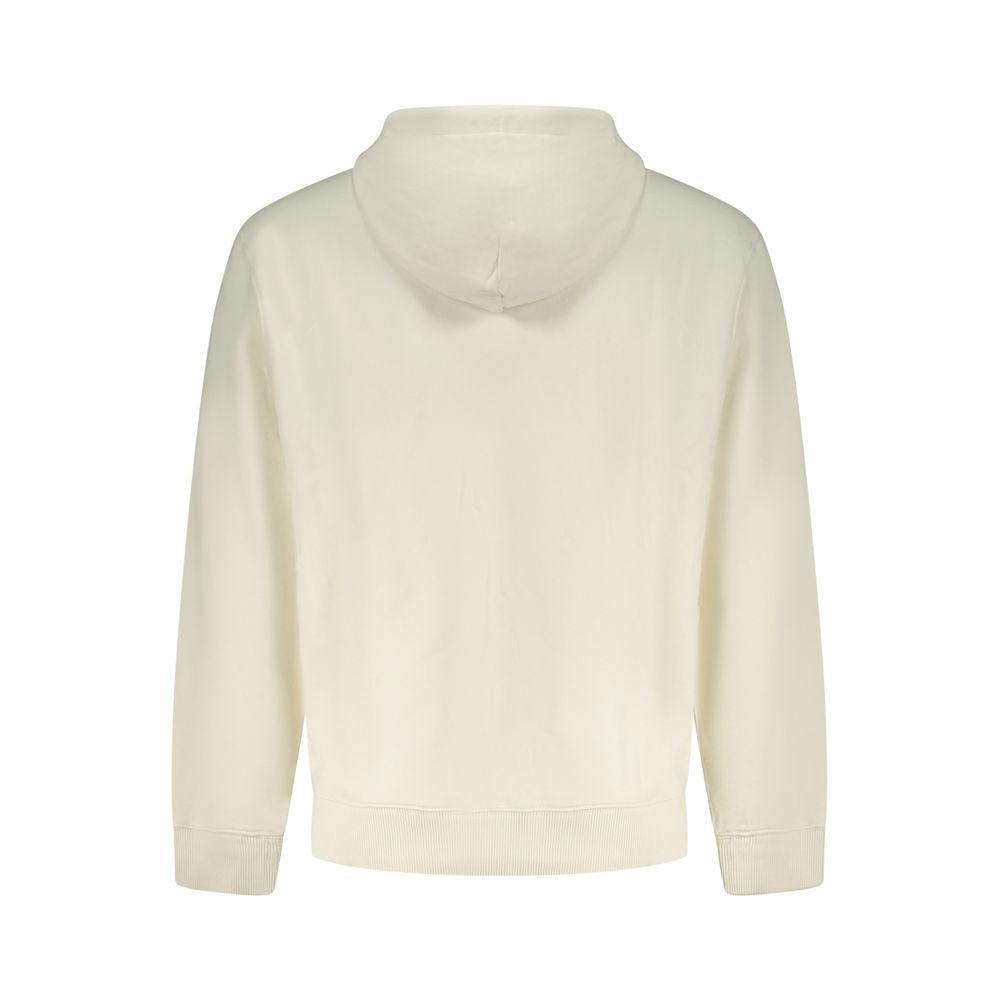 Calvin Klein White Cotton Men's Hoodie - GET THE BRAND