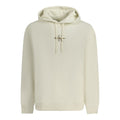 Calvin Klein White Cotton Men's Hoodie - GET THE BRAND