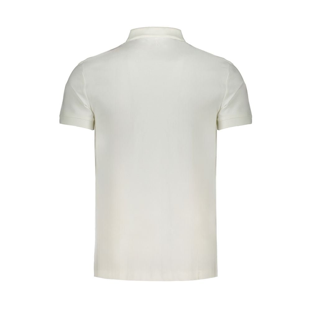 Calvin Klein White Cotton Mens Polo Shirt - GET THE BRAND