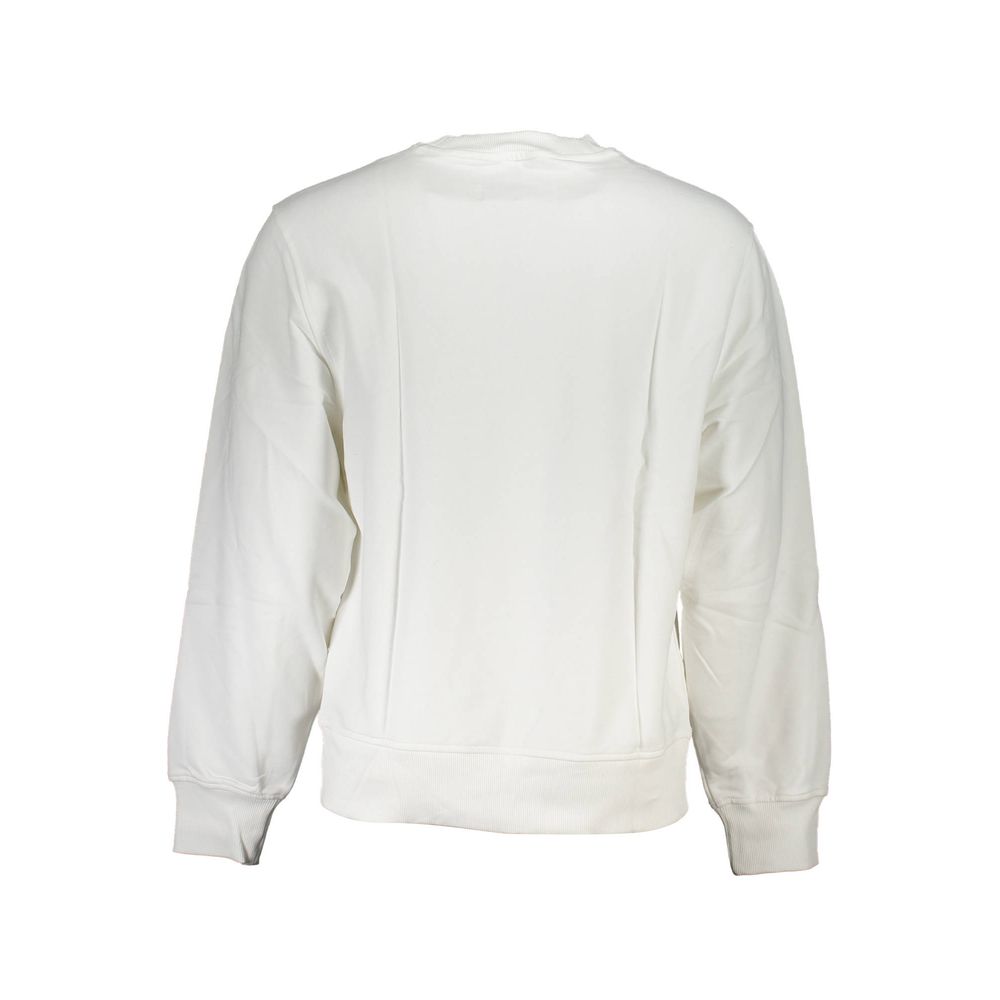 Calvin Klein White Cotton Men's Sweatshirt - GET THE BRAND