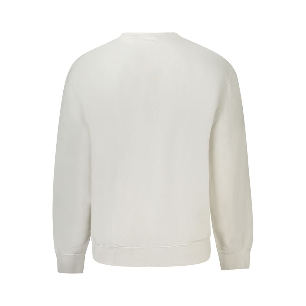 Calvin Klein White Cotton Men's Sweatshirt - GET THE BRAND
