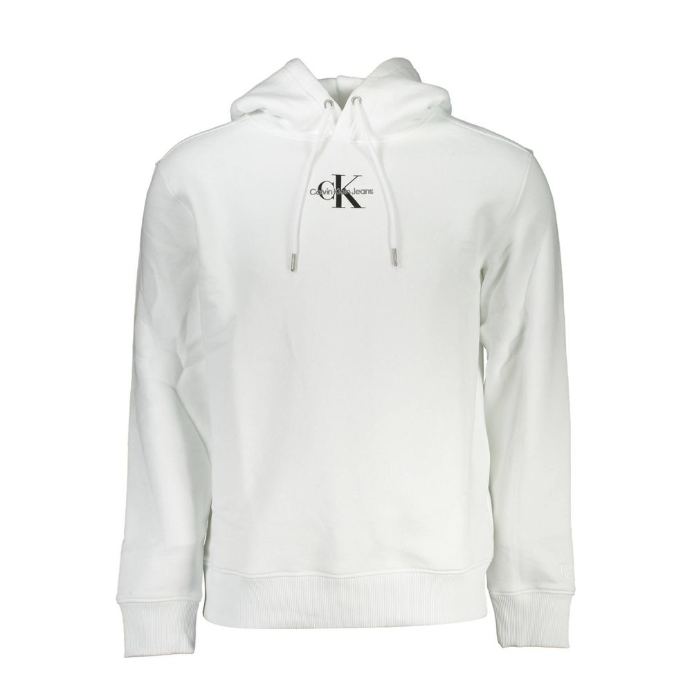 Calvin Klein White Cotton Men's Sweatshirt - GET THE BRAND