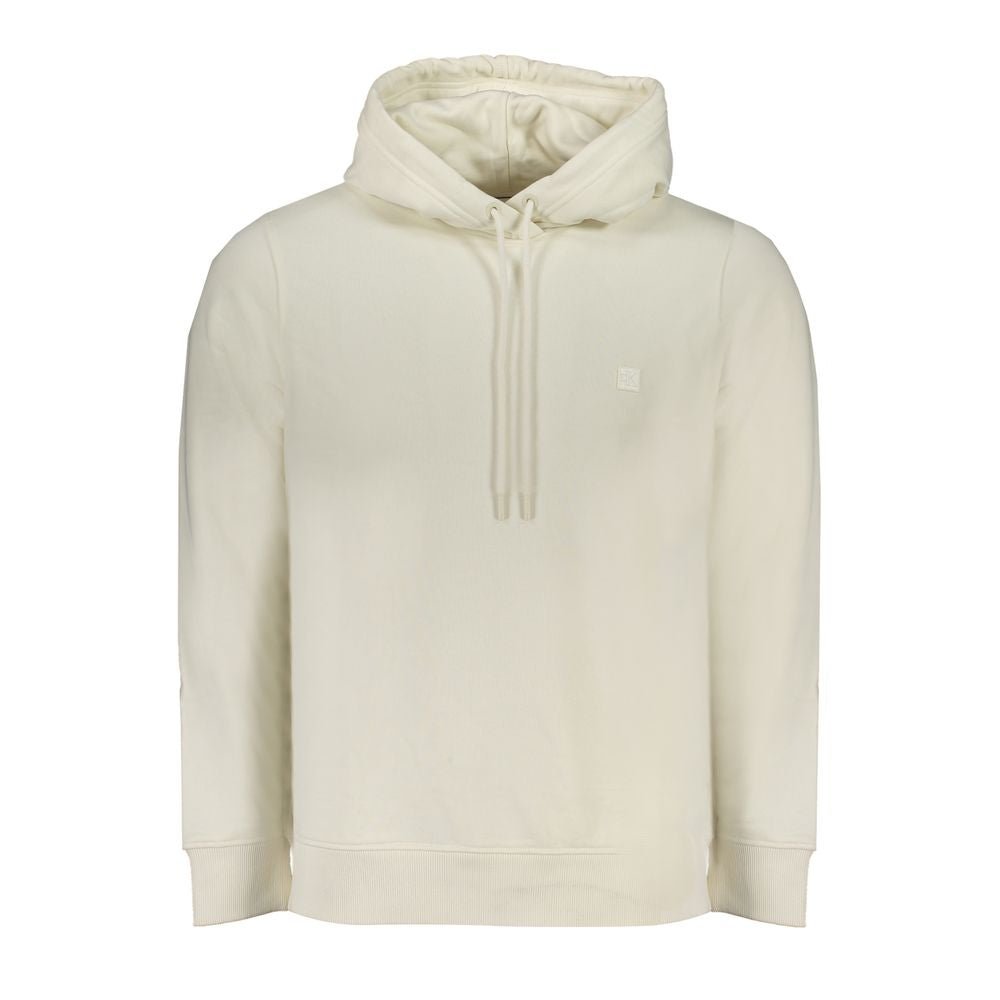 Calvin Klein White Cotton Men's Sweatshirt - GET THE BRAND