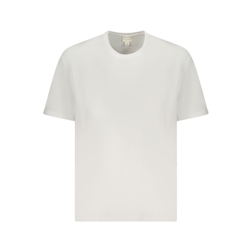 Calvin Klein White Cotton Mens T-Shirt - GET THE BRAND