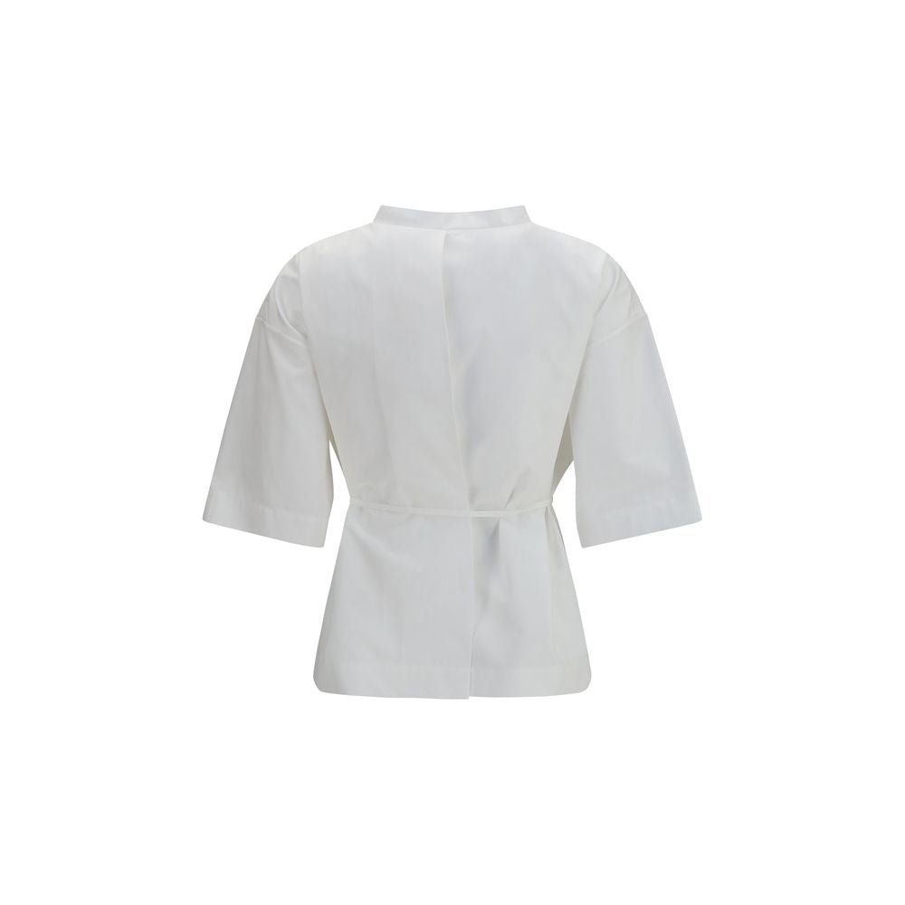 Calvin Klein White Cotton Shortsleeve Shirt - GET THE BRAND