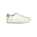 Calvin Klein White Polyester Men Sneaker - GET THE BRAND