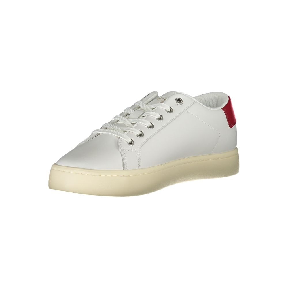 Calvin Klein White Polyester Men Sneaker - GET THE BRAND