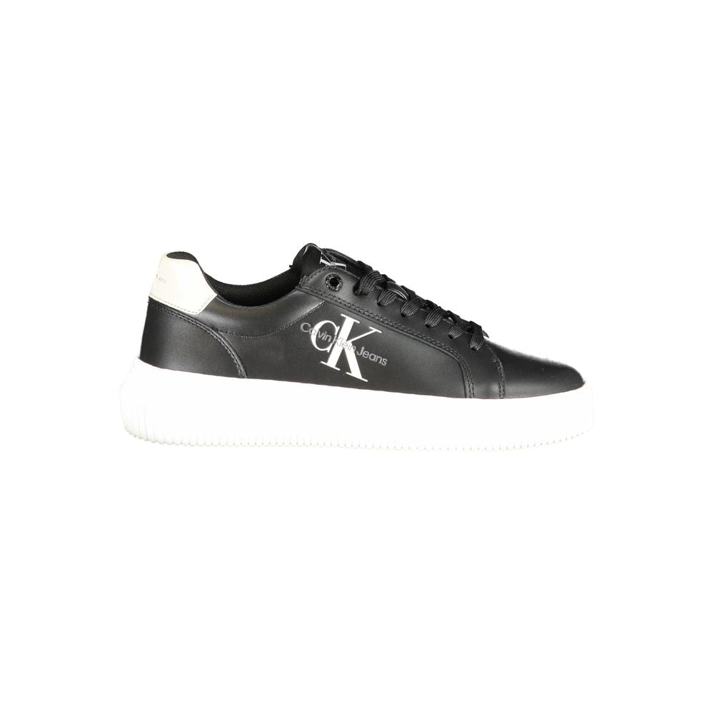 Calvin Klein White Polyester Men Sneaker - GET THE BRAND