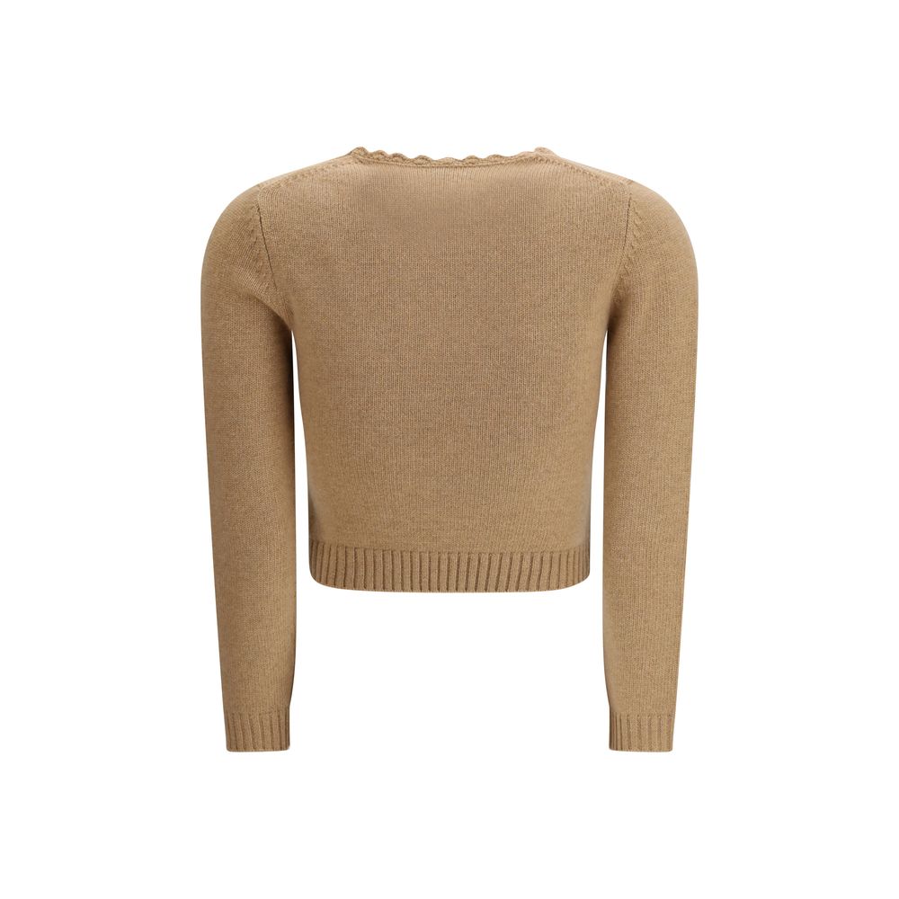 Chloé Brown Wool Sweatshirt - GET THE BRAND