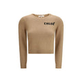 Chloé Brown Wool Sweatshirt - GET THE BRAND