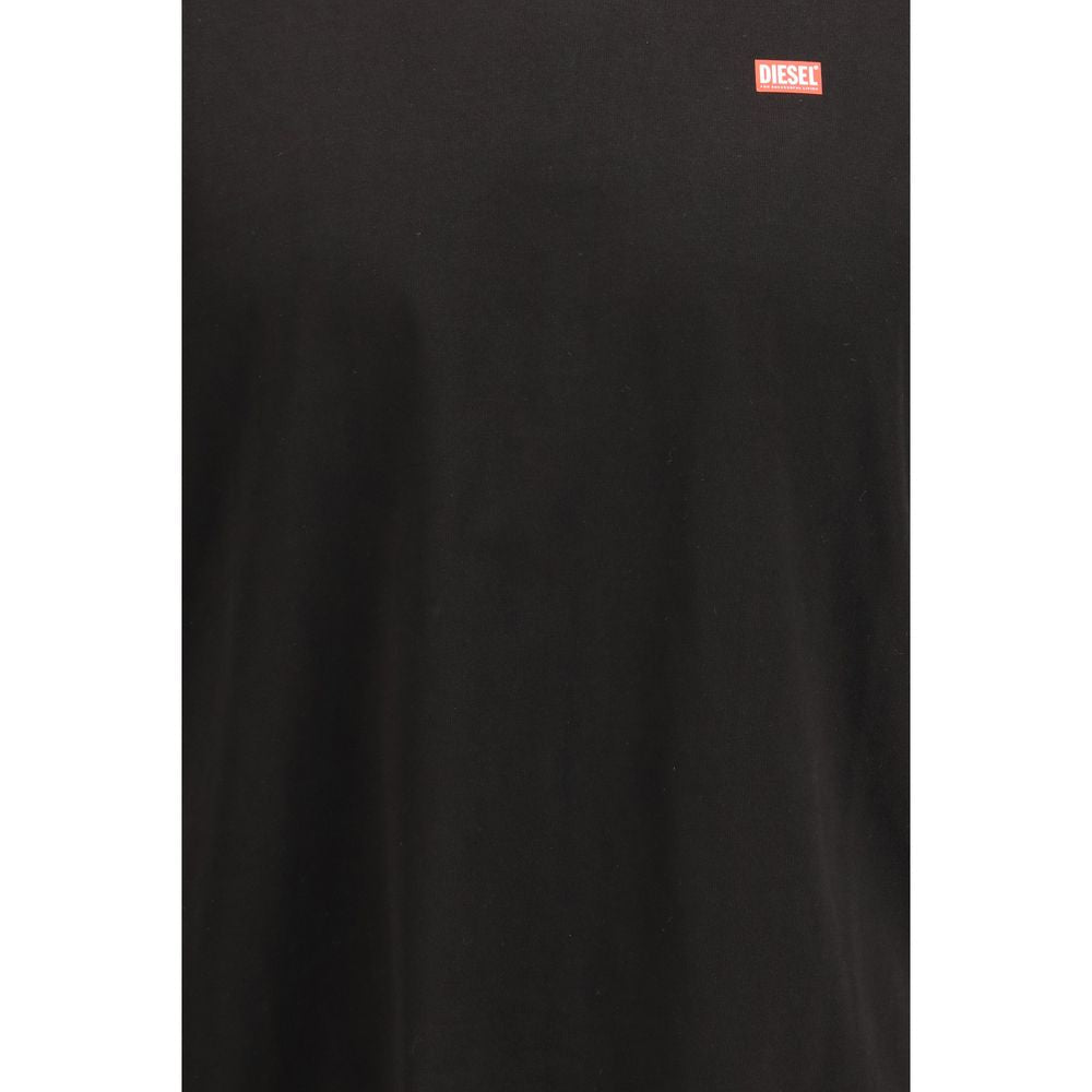Diesel Black Cotton T-Shirt - GET THE BRAND
