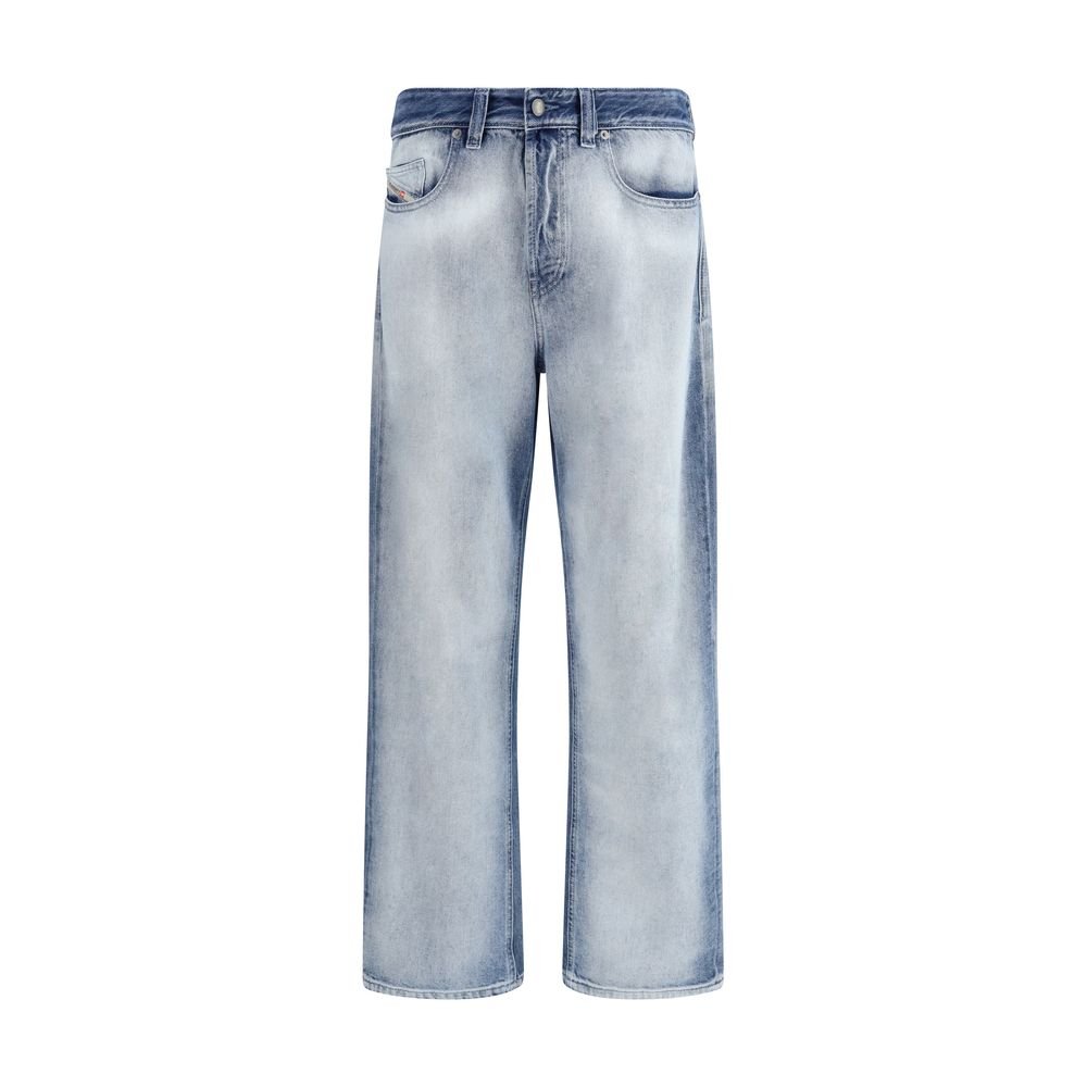Diesel Blue Cotton Bootcut Jeans - GET THE BRAND