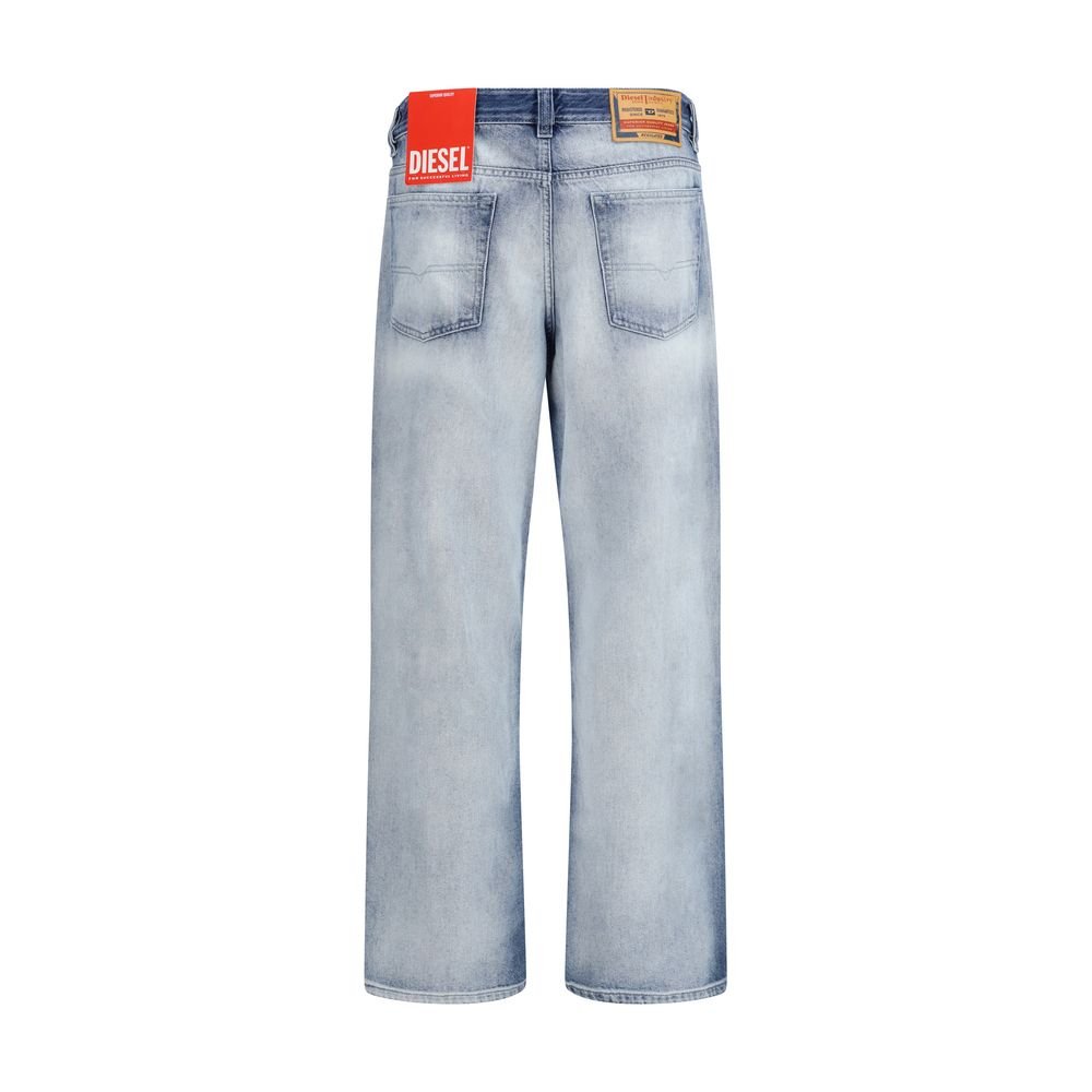 Diesel Blue Cotton Bootcut Jeans - GET THE BRAND