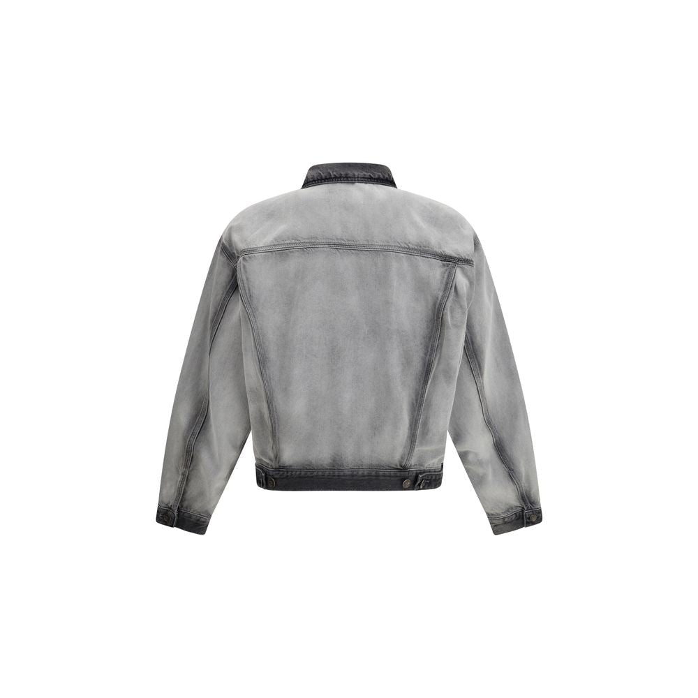 Diesel Gray Cotton Denim Jacket - GET THE BRAND