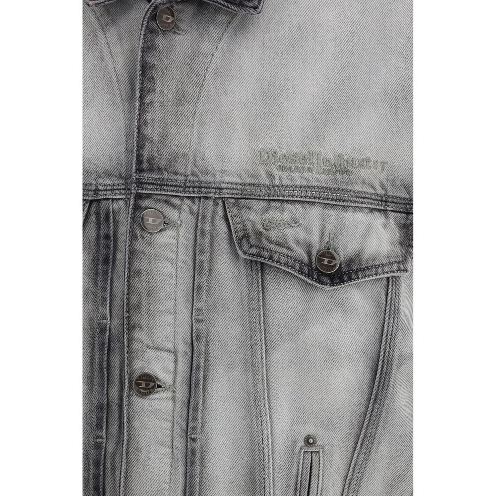 Diesel Gray Cotton Denim Jacket - GET THE BRAND