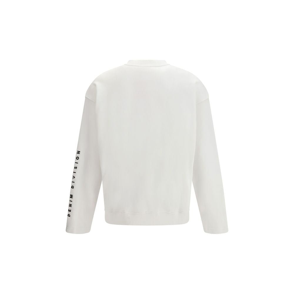 Diesel White Cotton Sweatshirt - GET THE BRAND