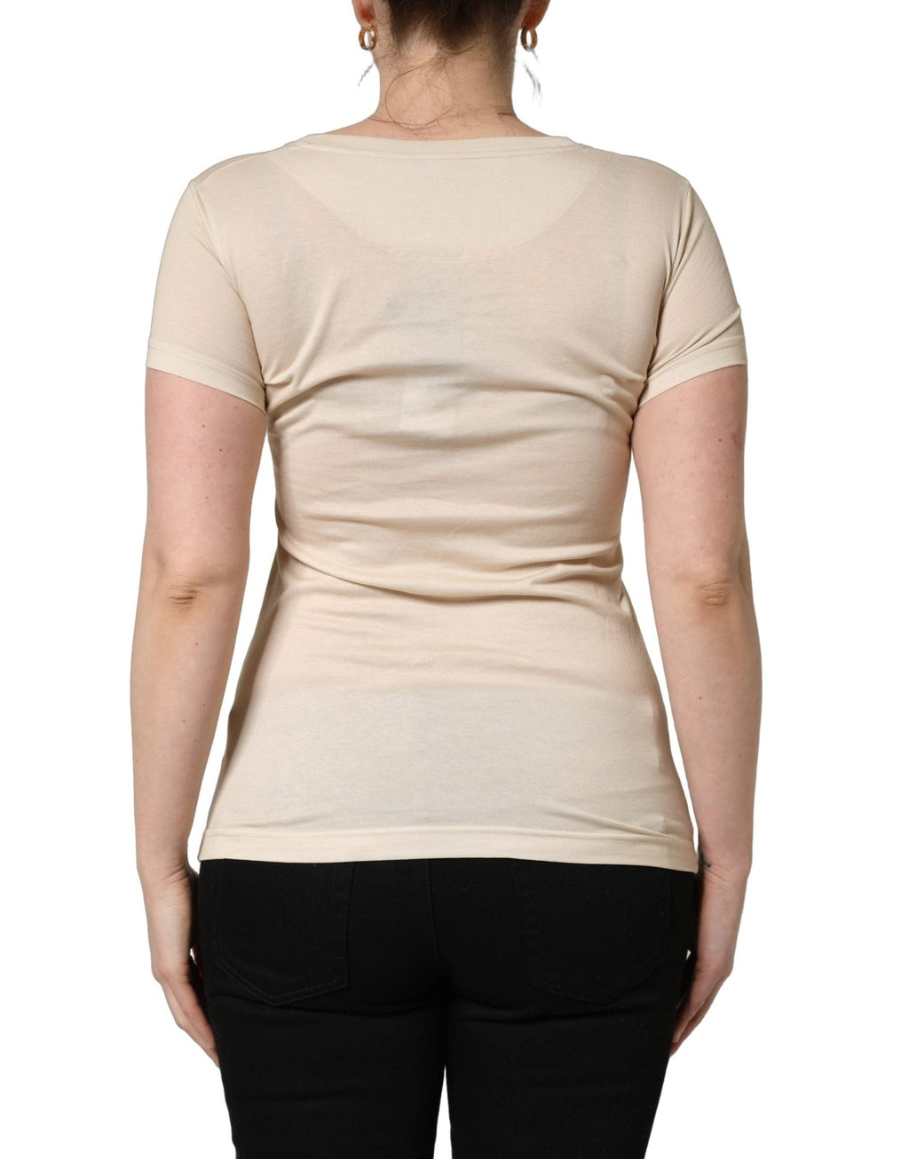 Dolce & Gabbana Beige Jungle Print Cotton Round Neck T-Shirt - GET THE BRAND