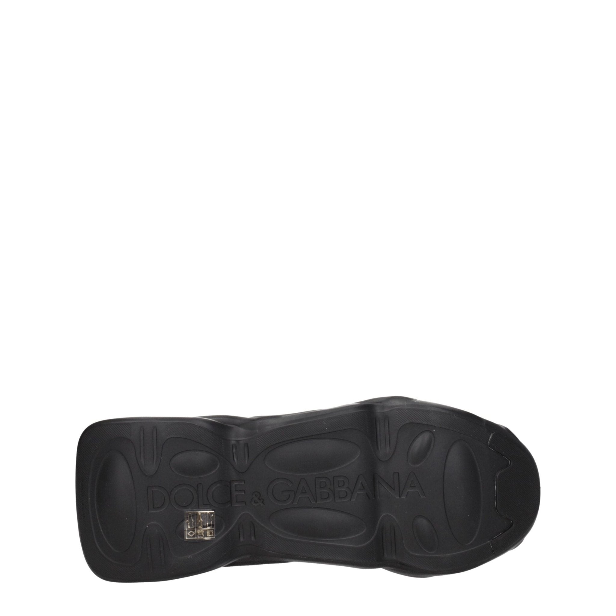 Dolce & Gabbana Black Fabric Chunky Sneakers - GET THE BRAND