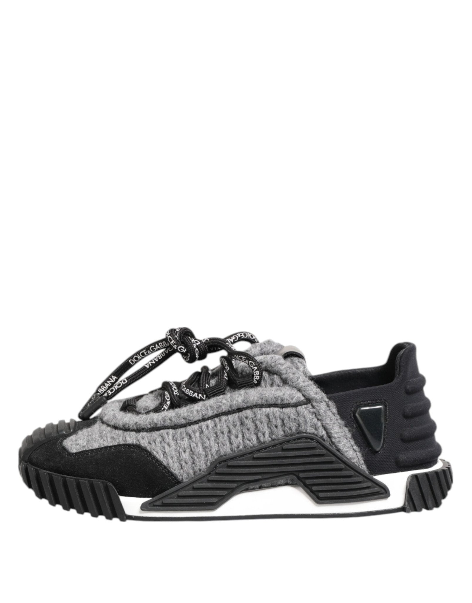Dolce & Gabbana Black Gray NS1 Low Top Sneakers Shoes - GET THE BRAND