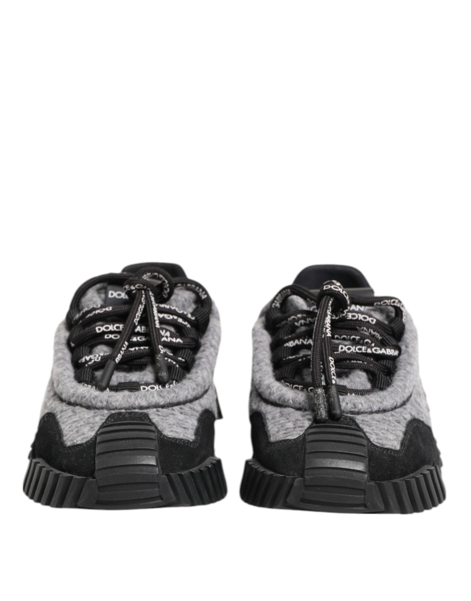 Dolce & Gabbana Black Gray NS1 Low Top Sneakers Shoes - GET THE BRAND