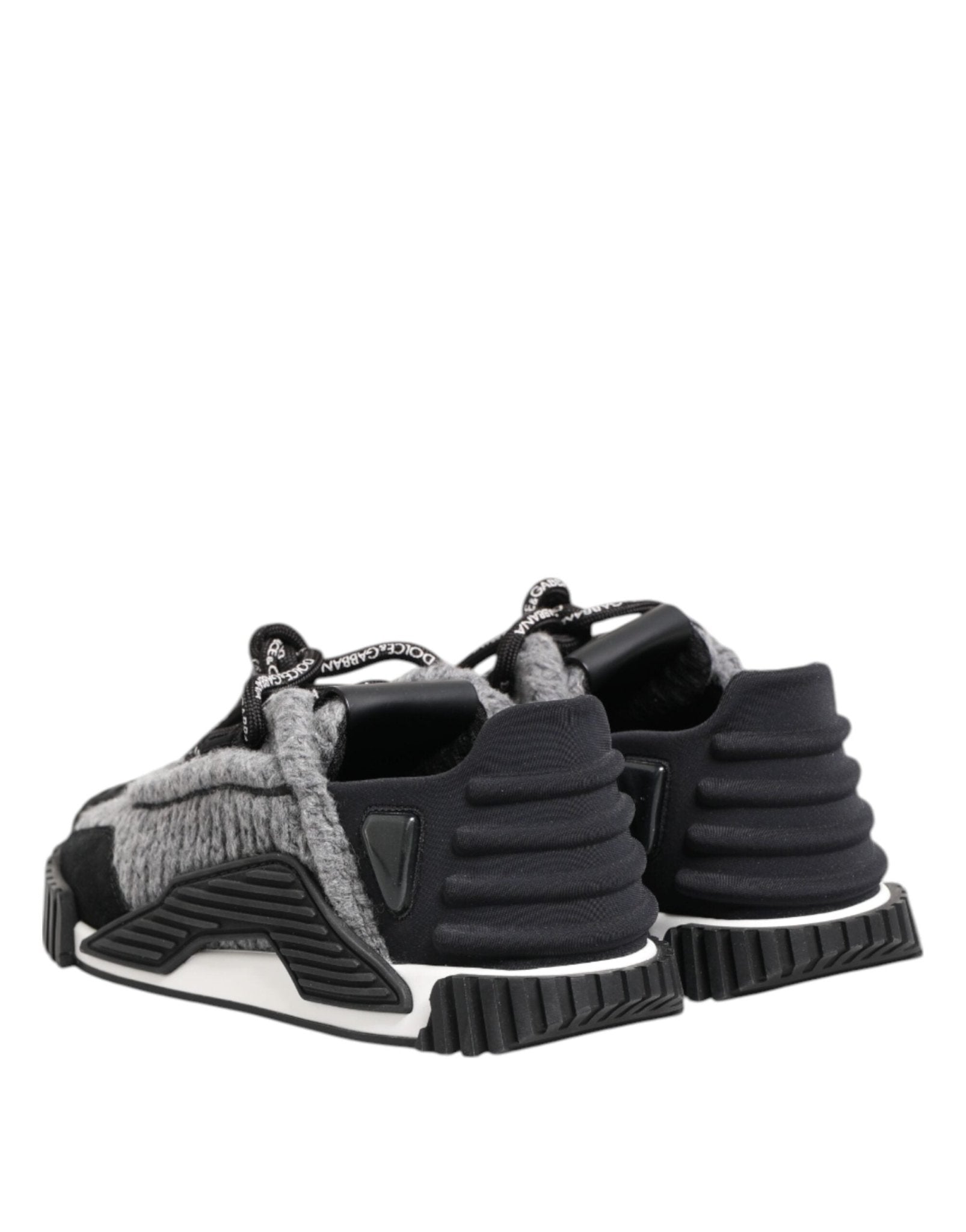 Dolce & Gabbana Black Gray NS1 Low Top Sneakers Shoes - GET THE BRAND
