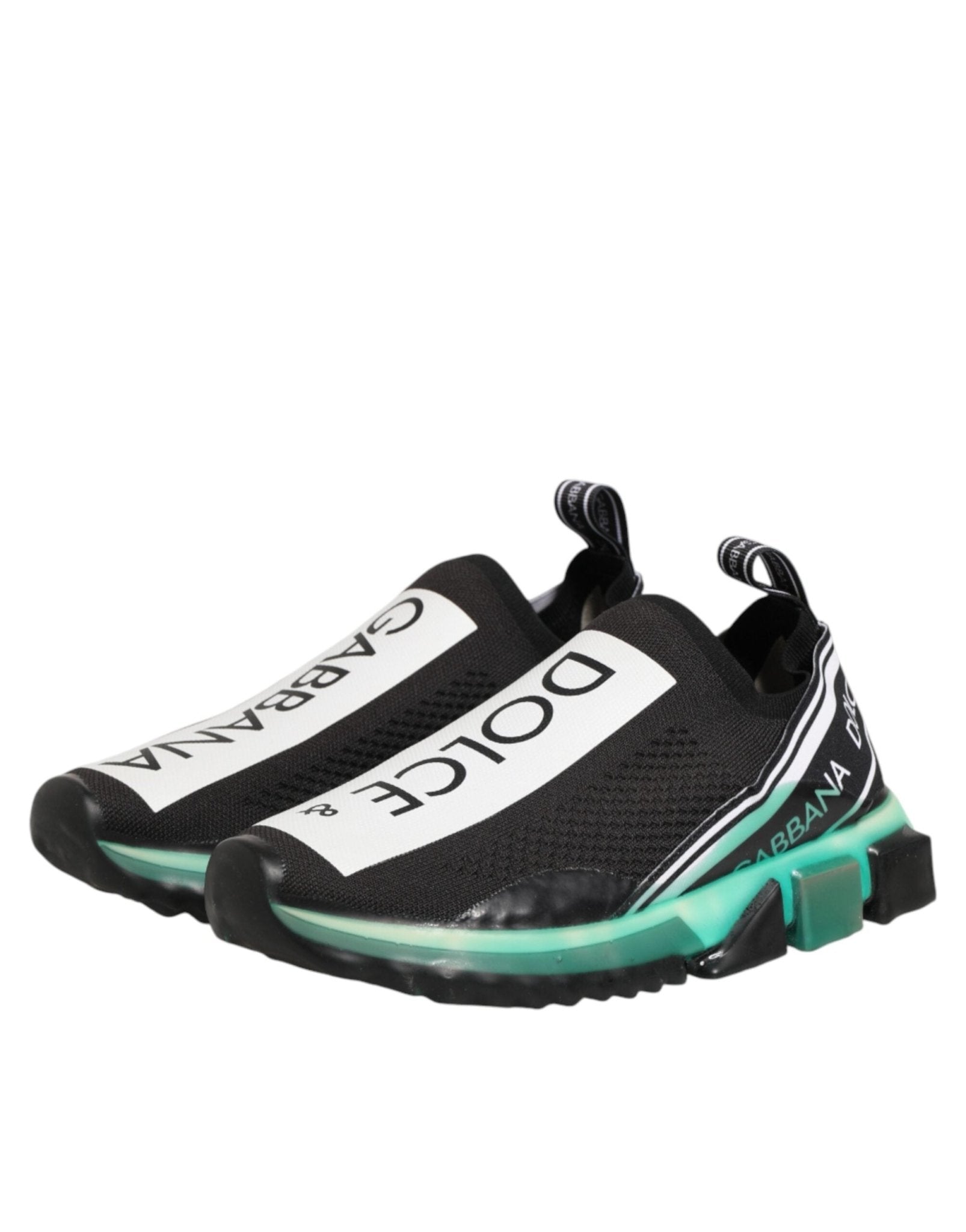 Dolce & Gabbana Black Slip On Sorrento Men Sneakers Shoes - GET THE BRAND