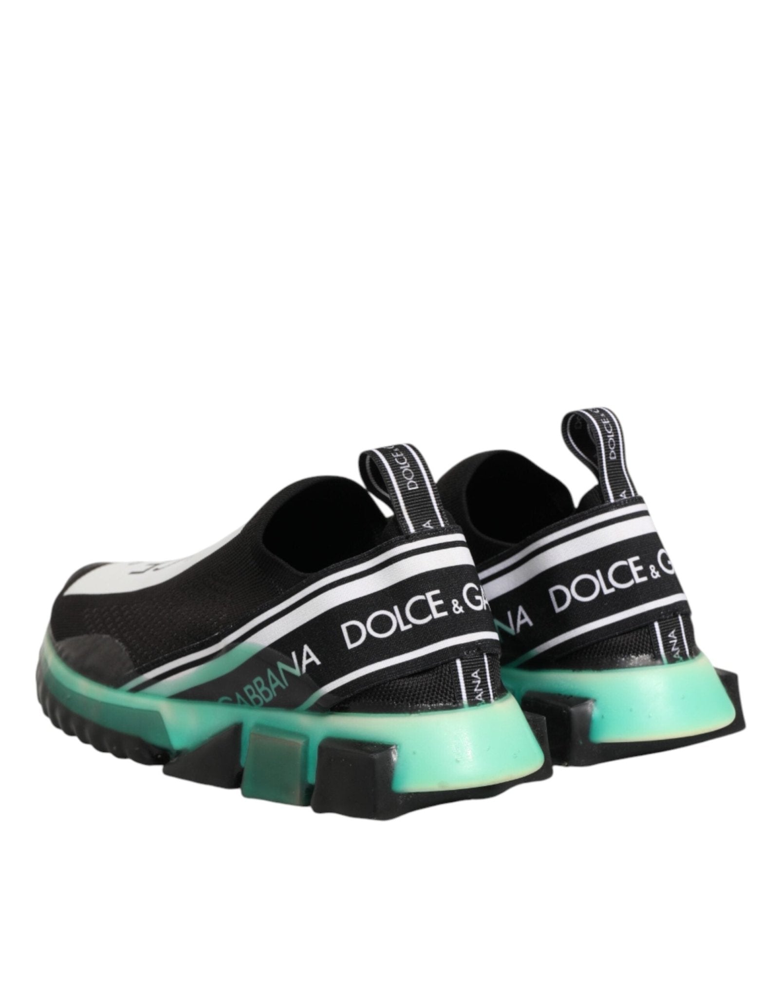 Dolce & Gabbana Black Slip On Sorrento Men Sneakers Shoes - GET THE BRAND