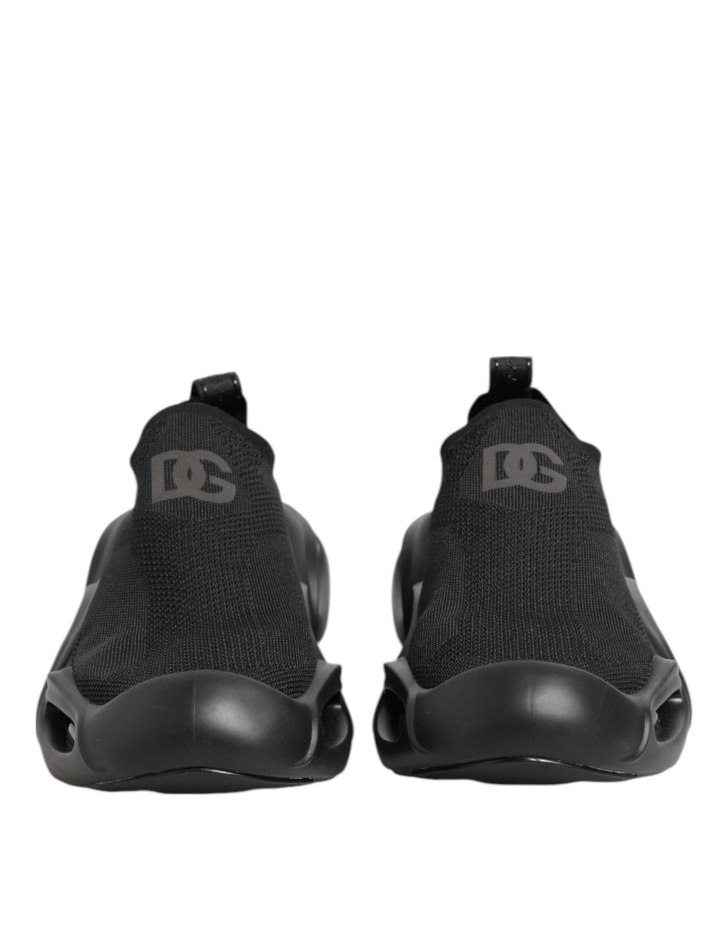 Dolce & Gabbana Black Slip On Wave Low Top Sneakers Shoes - GET THE BRAND