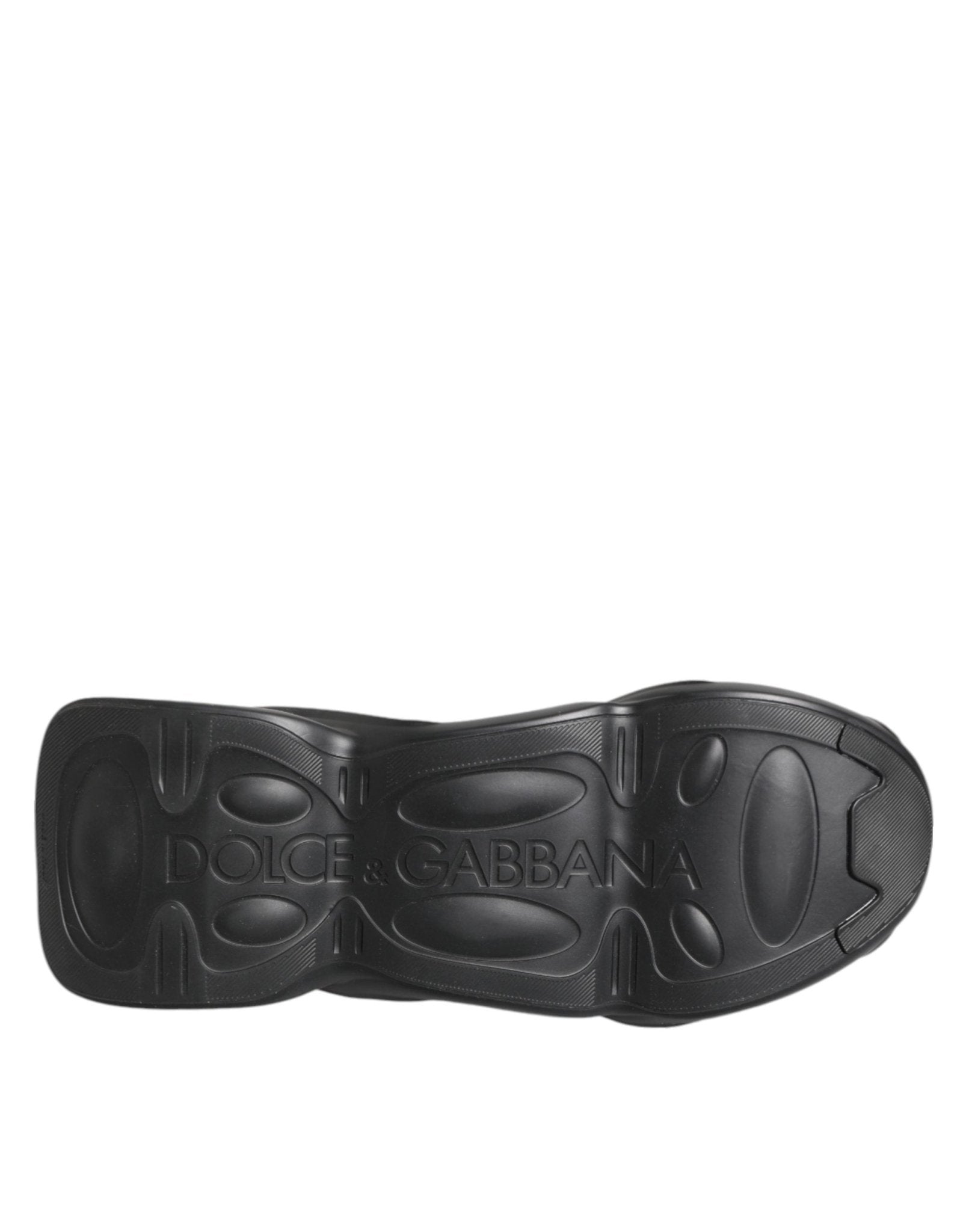 Dolce & Gabbana Black Slip On Wave Low Top Sneakers Shoes - GET THE BRAND