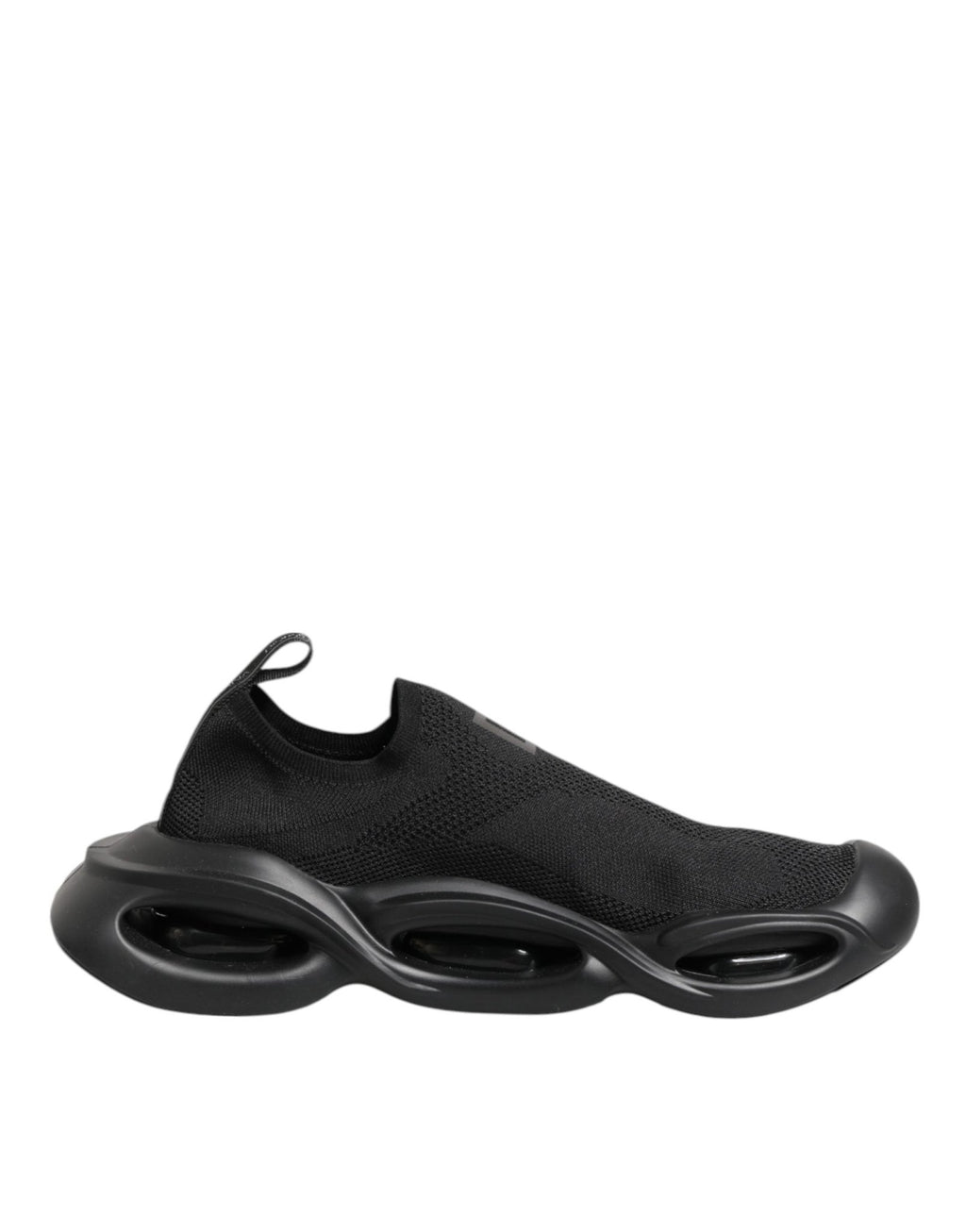 Dolce & Gabbana Black Slip On Wave Low Top Sneakers Shoes - GET THE BRAND
