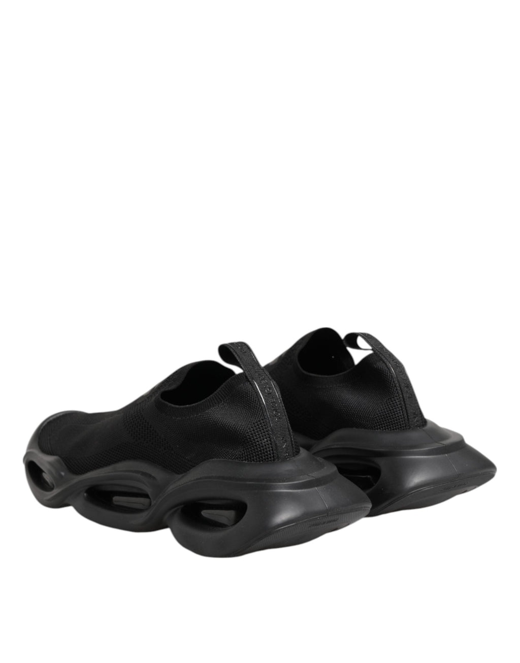 Dolce & Gabbana Black Slip On Wave Low Top Sneakers Shoes - GET THE BRAND