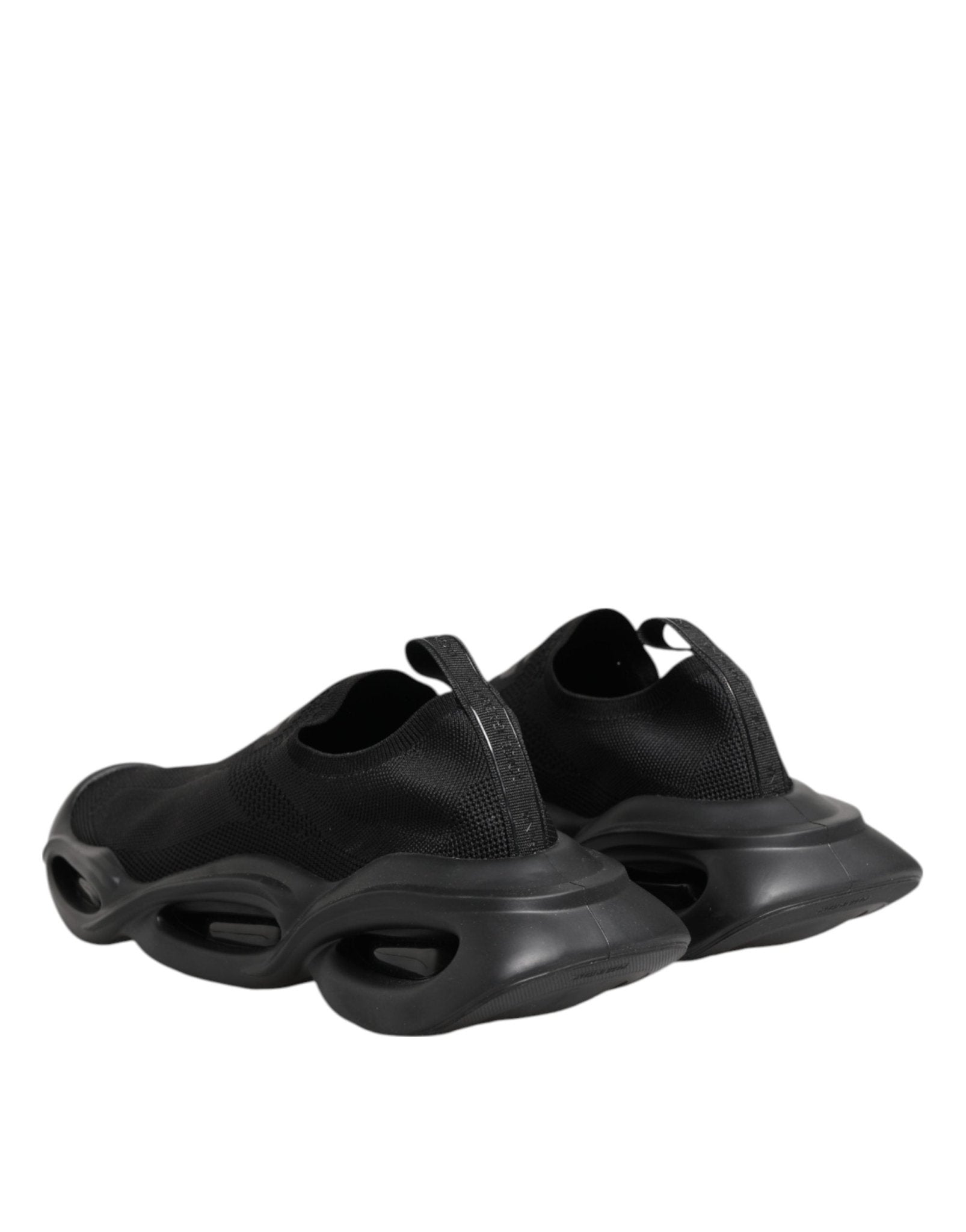 Dolce & Gabbana Black Slip On Wave Low Top Sneakers Shoes - GET THE BRAND